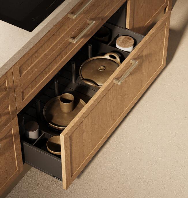 Zecchinon Frame 5.0 kitchen, Bordeaux mood, photo 4