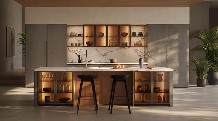 Zecchinon Kelly kitchen, Design Moods collection