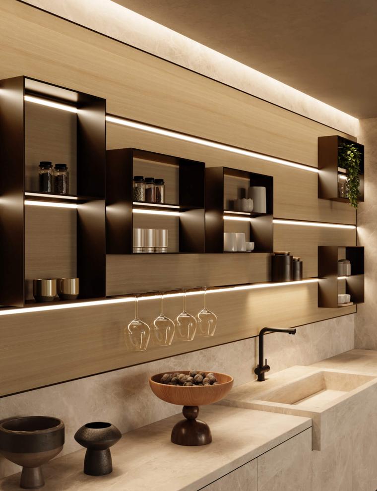 Zecchinon T70 kitchen, Dubai mood, photo 12