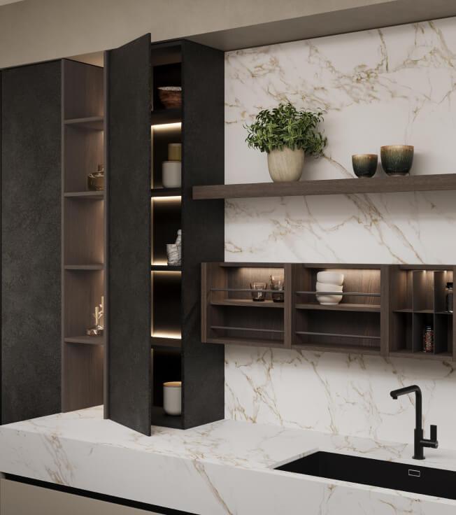 Zecchinon T80 kitchen, Singapore mood, photo 26